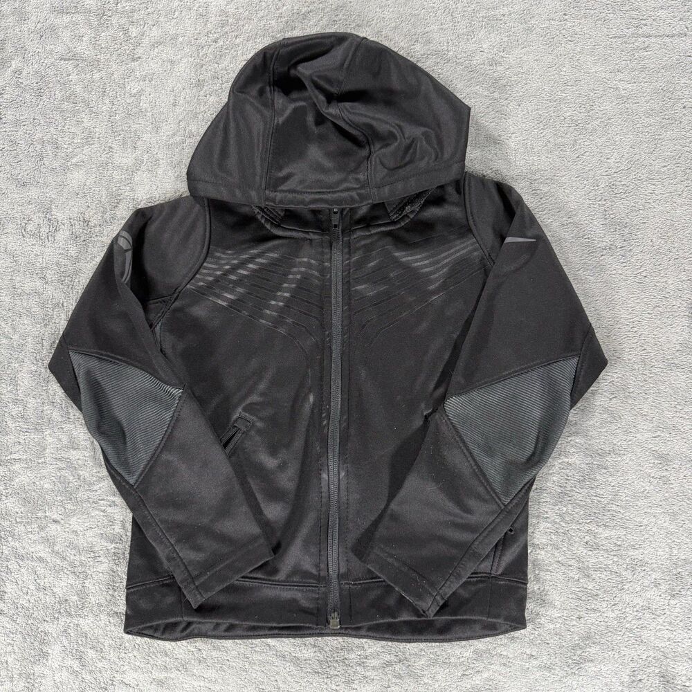Nike Kobe Bryant Black Mamba Therma-Fit Hoodie Full-Zip Jacket‎ Size 4 Black